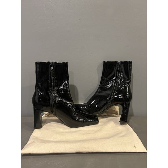 Zara Shoes - Zara Black Genuine Leather Pointed Toe Ankle Boots Women Size US 8 EUR 36‎ Bag